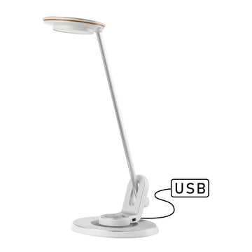 Dixon 18.5" Aluminum Contemporary Minimalist Adjustable Dimmable USB Charging LED Task Lamp - JONATHAN Y
